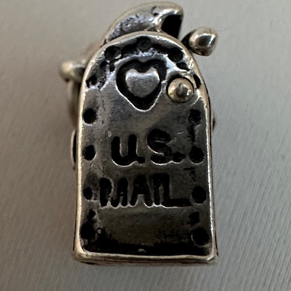Sterling Silver Mailbox Charm - image 5